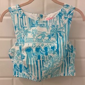 Lily Pulitzer cropped tank top